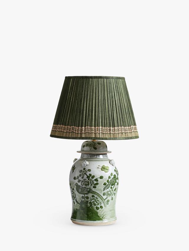 OKA Fenghuang Porcelain Ceramic Decorative Table Lamp Base Lighting - Jade