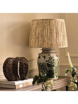 OKA Fenghuang Porcelain Ceramic Decorative Table Lamp Base Lighting - Jade