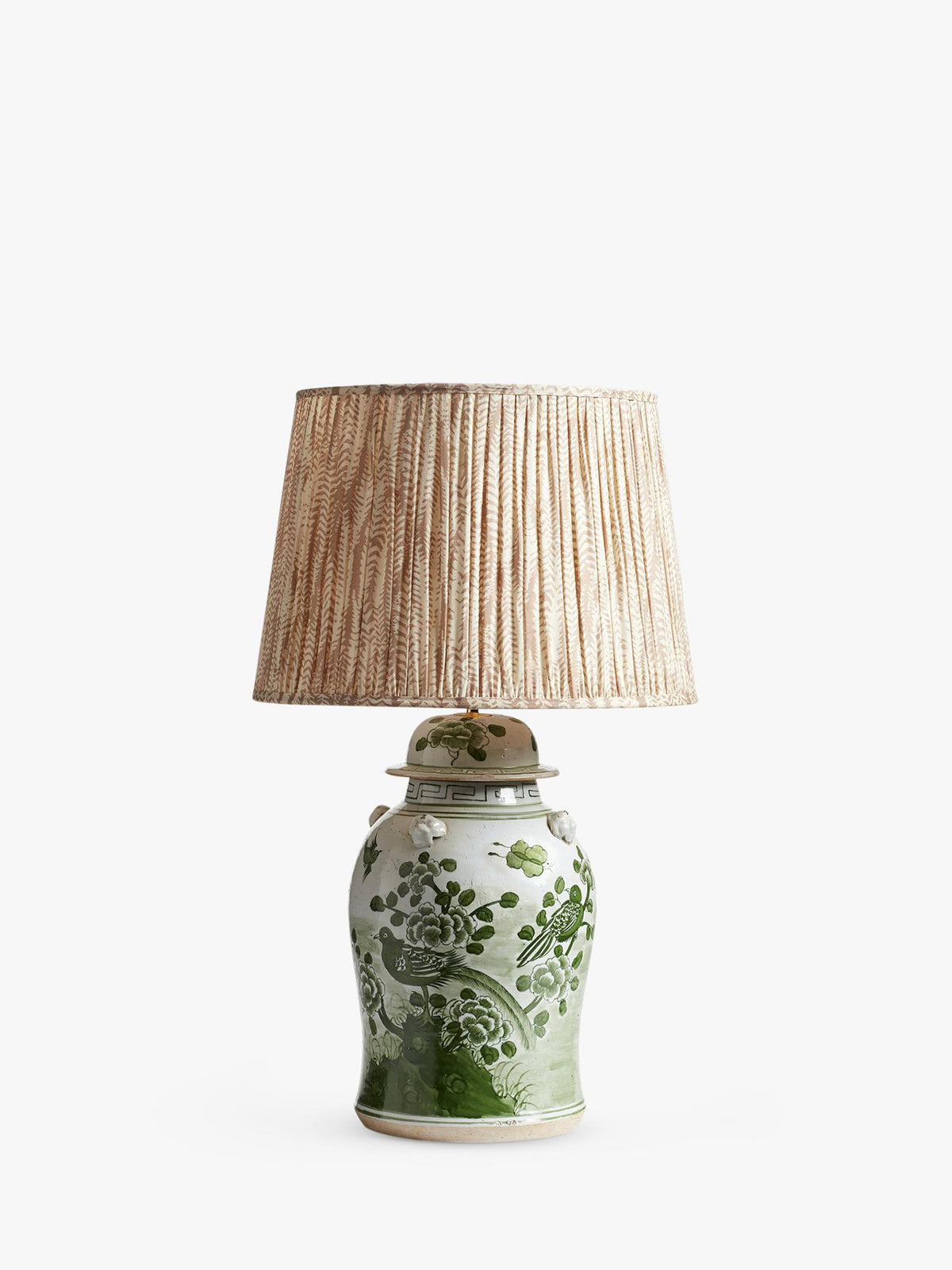 OKA Fenghuang Porcelain Ceramic Decorative Table Lamp Base Lighting - Jade