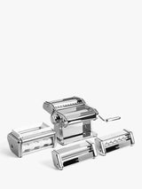Marcato Atlas Plus Roller Italian Pasta Machine Multi-Pasta Gift Set Silver