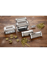 Marcato Atlas Plus Roller Italian Pasta Machine Multi-Pasta Gift Set Silver