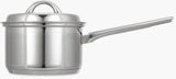 John Lewis Classic Stainless Steel Lidded Saucepan 3 Piece Set