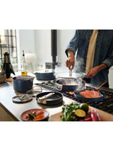 Joseph Joseph Space Folding Handle Non-Stick 6 Piece Cookware Set - Navy