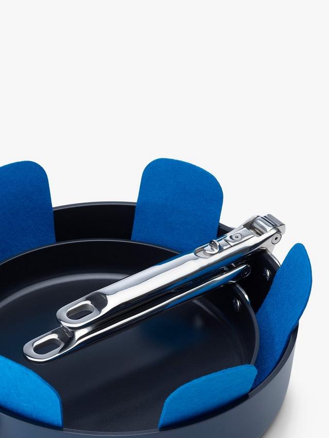 Joseph Joseph Space Folding Handle Non-Stick 6 Piece Cookware Set - Navy
