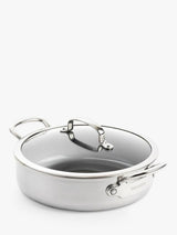 GreenPan Premiere Stainless Steel Ceramic Non-Stick Casserole & Lid 26cm