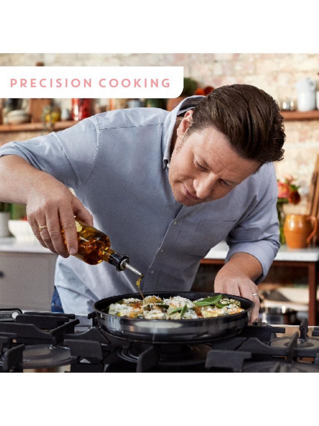 Jamie Oliver Tefal Ingenio Stainless Steel Pans Lids Utensils Set - 18 Piece