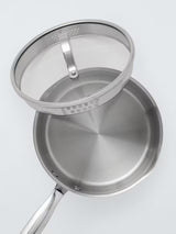 John Lewis 'The Pan' Stainless Steel Uncoated Saucepan & Lid Set 3 Piece