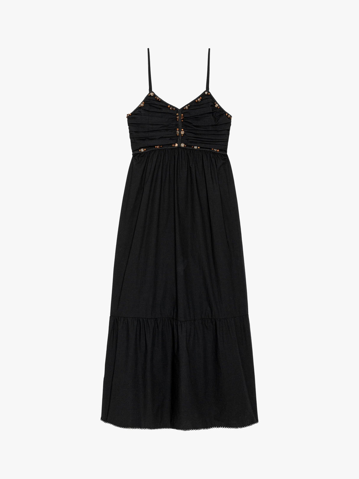 Rails Ivana Women's Sleeveless Cotton Poplin Maxi Dress - Medium - Black
