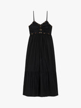 Rails Ivana Women's Sleeveless Cotton Poplin Maxi Dress - Medium - Black