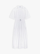 Rails Richmond Cotton Blend Short Sleeve Shirt Midi Dress Size XS - White
