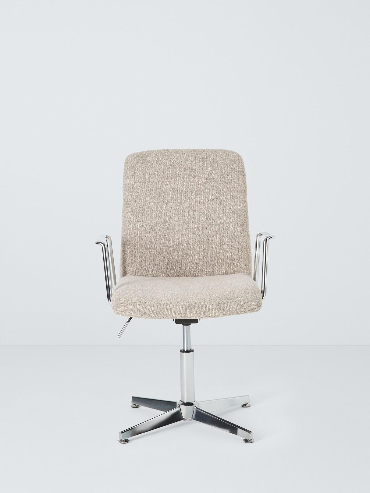 John Lewis Auden Modern Workspace Office Computer Chair - Natural/Silver