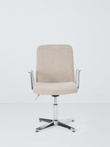 John Lewis Auden Modern Workspace Office Computer Chair - Natural/Silver