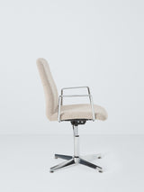 John Lewis Auden Modern Workspace Office Computer Chair - Natural/Silver