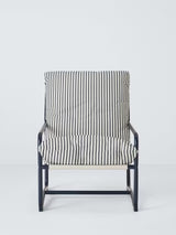 John Lewis Marcy Sling Shower-Resistant Cushion Single Garden Chair - Navy