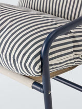 John Lewis Marcy Sling Shower-Resistant Cushion Single Garden Chair - Navy