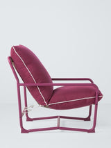 John Lewis Marcy Sling Shower-Resistant Patio Outdoor Garden Chair - Fuchsia