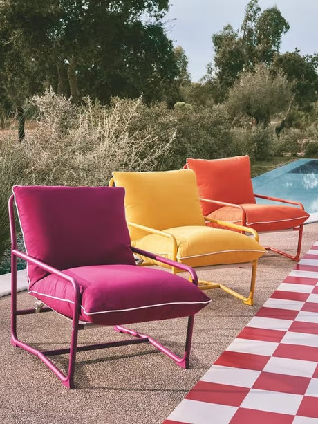 John Lewis Marcy Sling Patio Garden Patio All-weather Chair - Golden Olive