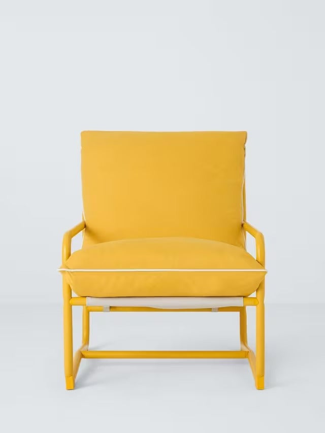 John Lewis Marcy Sling Patio Garden Patio All-weather Chair - Golden Olive