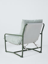 John Lewis Marcy Sling Rust-Free Steel Frame Single Garden Chair - Green