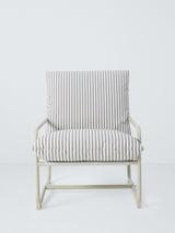 John Lewis Marcy Sling Reclining Outdoor Garden Chair - Greige 84x65x94cm