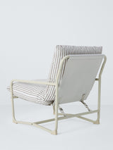 John Lewis Marcy Sling Reclining Outdoor Garden Chair - Greige 84x65x94cm
