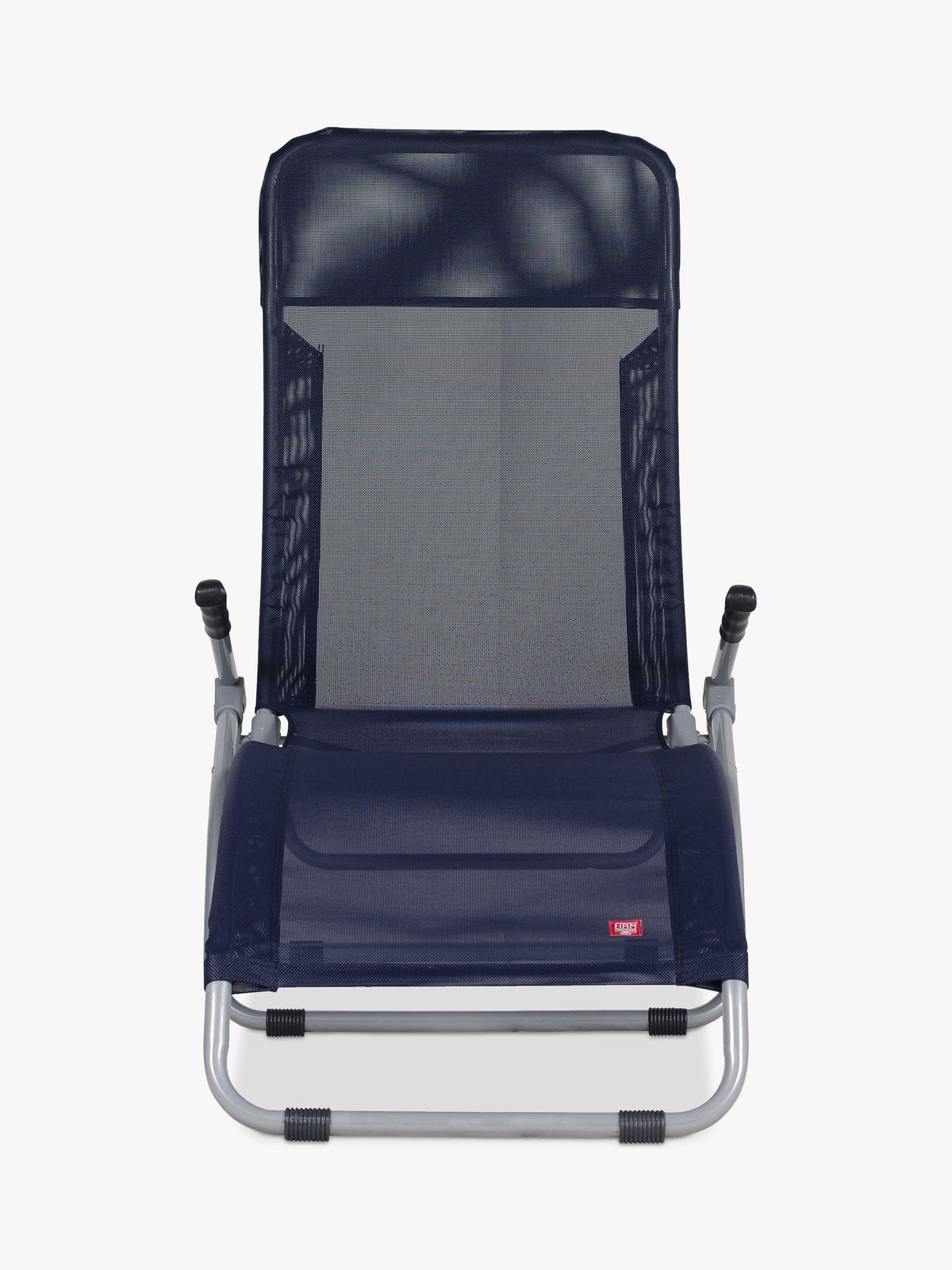 Fiam Samba Fully Assembled Folding Adjustable Garden Sun Lounger Chair Navy