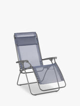 Lafuma R Clip Zero Gravity Reclining Garden Chair Sun Lounger - Ocean Blue