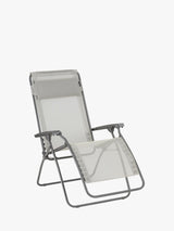 Lafuma R Clip Fully Assembled Sun Lounger Seigle - H114 x W68 x D87cm Grey