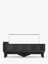 Simplehuman Steel Frame Kitchen Anti-Residue Dish Rack - Matte Black Steel