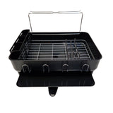 Simplehuman Steel Frame Kitchen Anti-Residue Dish Rack - Matte Black Steel