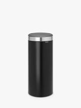 Brabantia Fingerprint Proof Stainless Steel 30L Kitchen Touch Bin Matt Black
