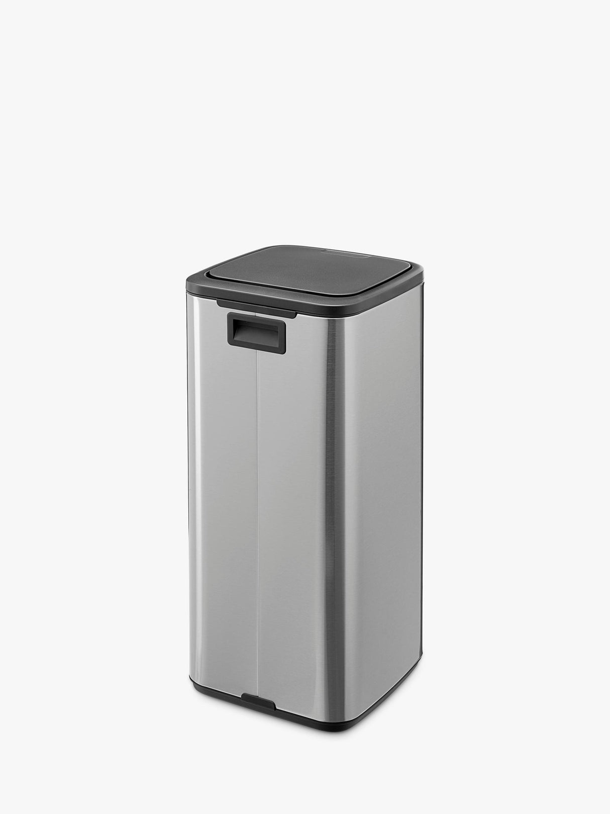 Brabantia Bo Touch Bin 30L Matt Steel Fingerprint Proof Waste Bin - Silver