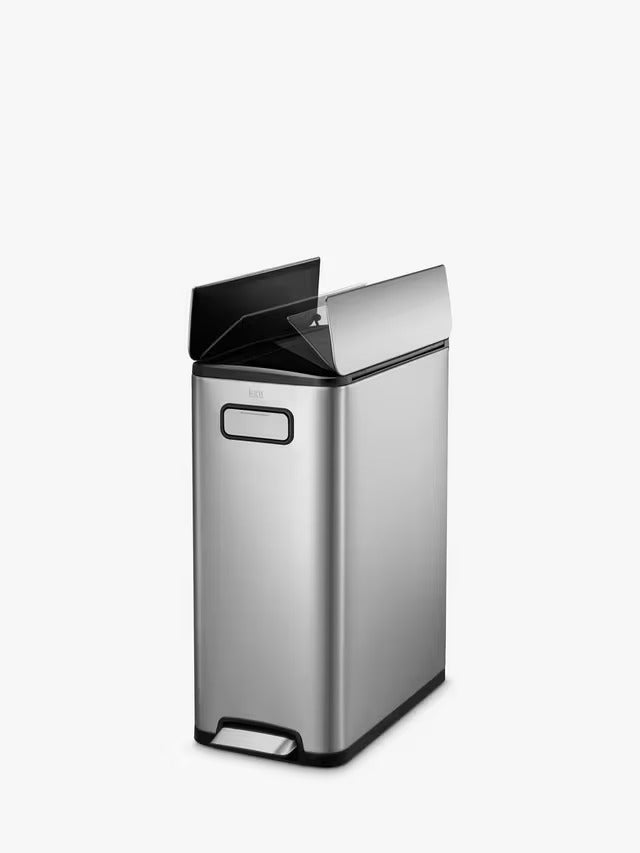 EKO Ecofly 45L Kitchen Recycling Stainless Steel Pedal Bin with Inner Bucket