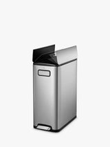 EKO Ecofly 45L Kitchen Recycling Stainless Steel Pedal Bin with Inner Bucket