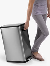 EKO Ecofly 45L Kitchen Recycling Stainless Steel Pedal Bin with Inner Bucket