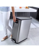 EKO Ecofly 45L Kitchen Recycling Stainless Steel Pedal Bin with Inner Bucket