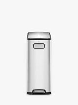 EKO Ecofly 45L Kitchen Recycling Stainless Steel Pedal Bin with Inner Bucket