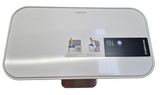 Simplehuman Mini Recycler Modern Kitchen Steel Dual Pedal Bin 15L - White
