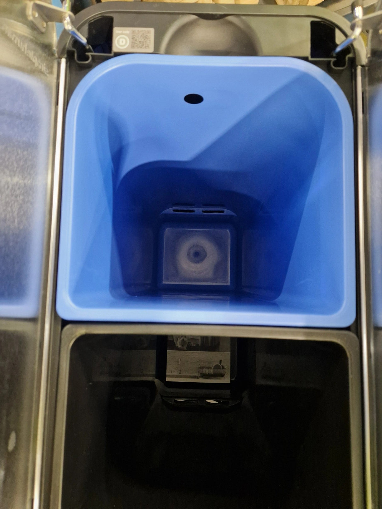 Simplehuman Butterfly Recycler Indoor Brushed Stainless Steel 40L Pedal Bin