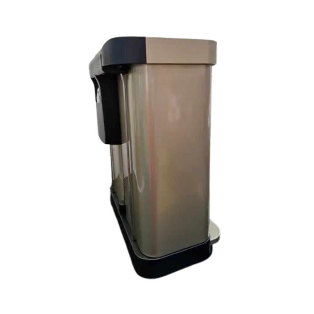 Simplehuman 58L Dual Compartment Liner Pocket Recycling Pedal Bin - Gold
