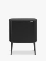 Brabantia Bo Touch Dual Recycling Bin With Inner Buckets - 11L + 23L - Black