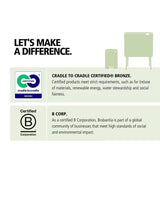 Brabantia Bo Hi 2 x 30L Modern Indoor Kitchen Slim Recycling Touch Bin White