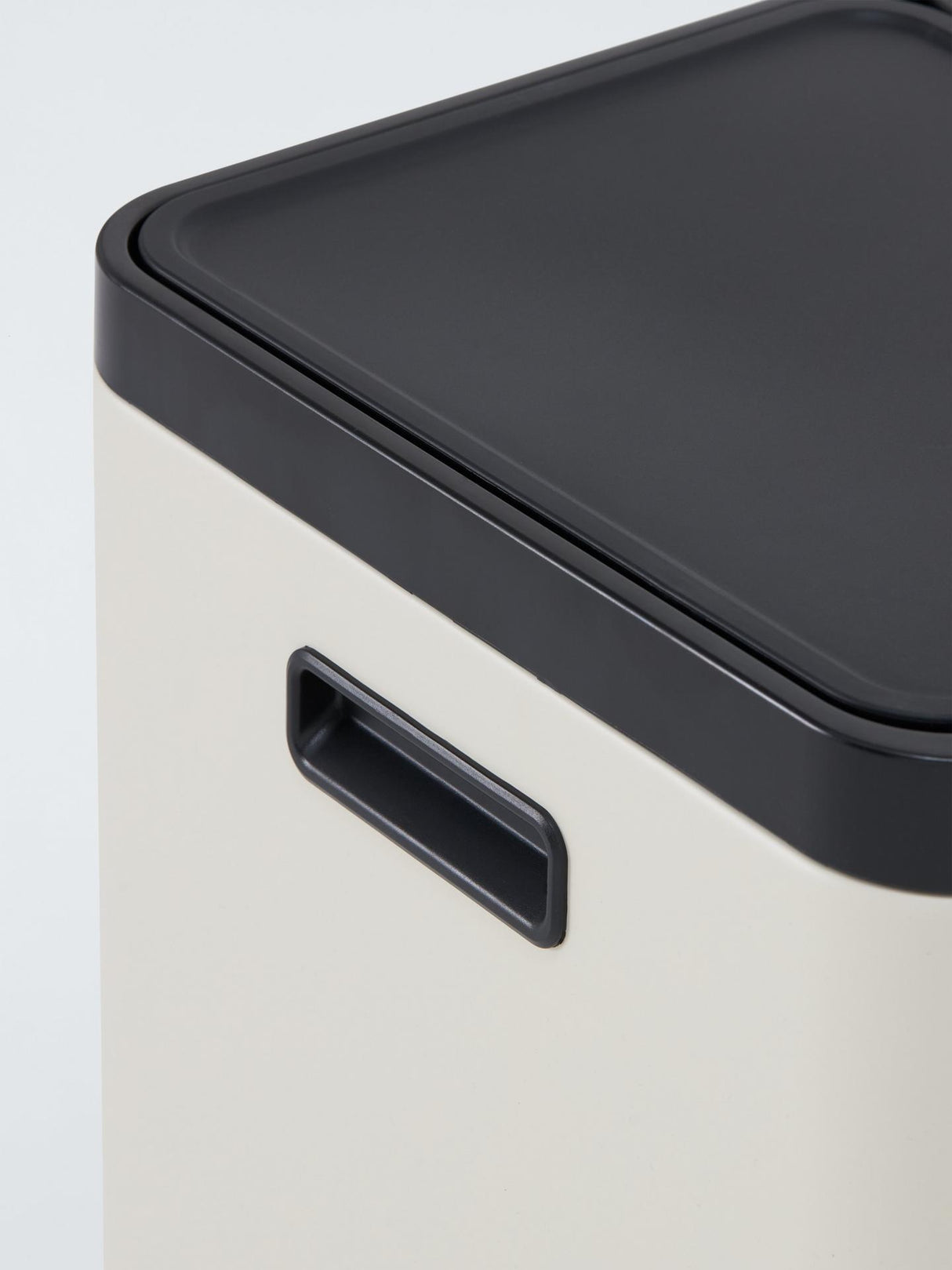 John Lewis & Partners 2 Section 60L Kitchen Recycling Pedal Bin - Stone
