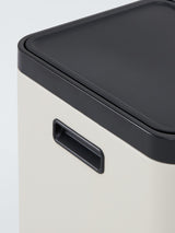 John Lewis & Partners 2 Section 60L Kitchen Recycling Pedal Bin - Stone