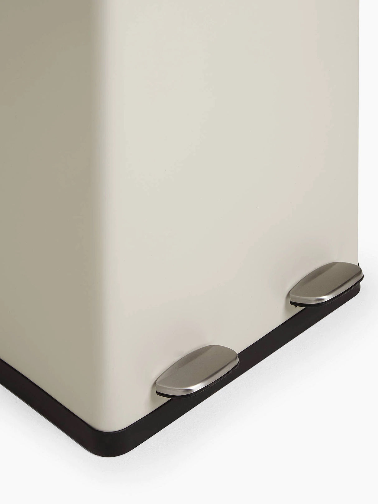 John Lewis & Partners 2 Section 60L Kitchen Recycling Pedal Bin - Stone