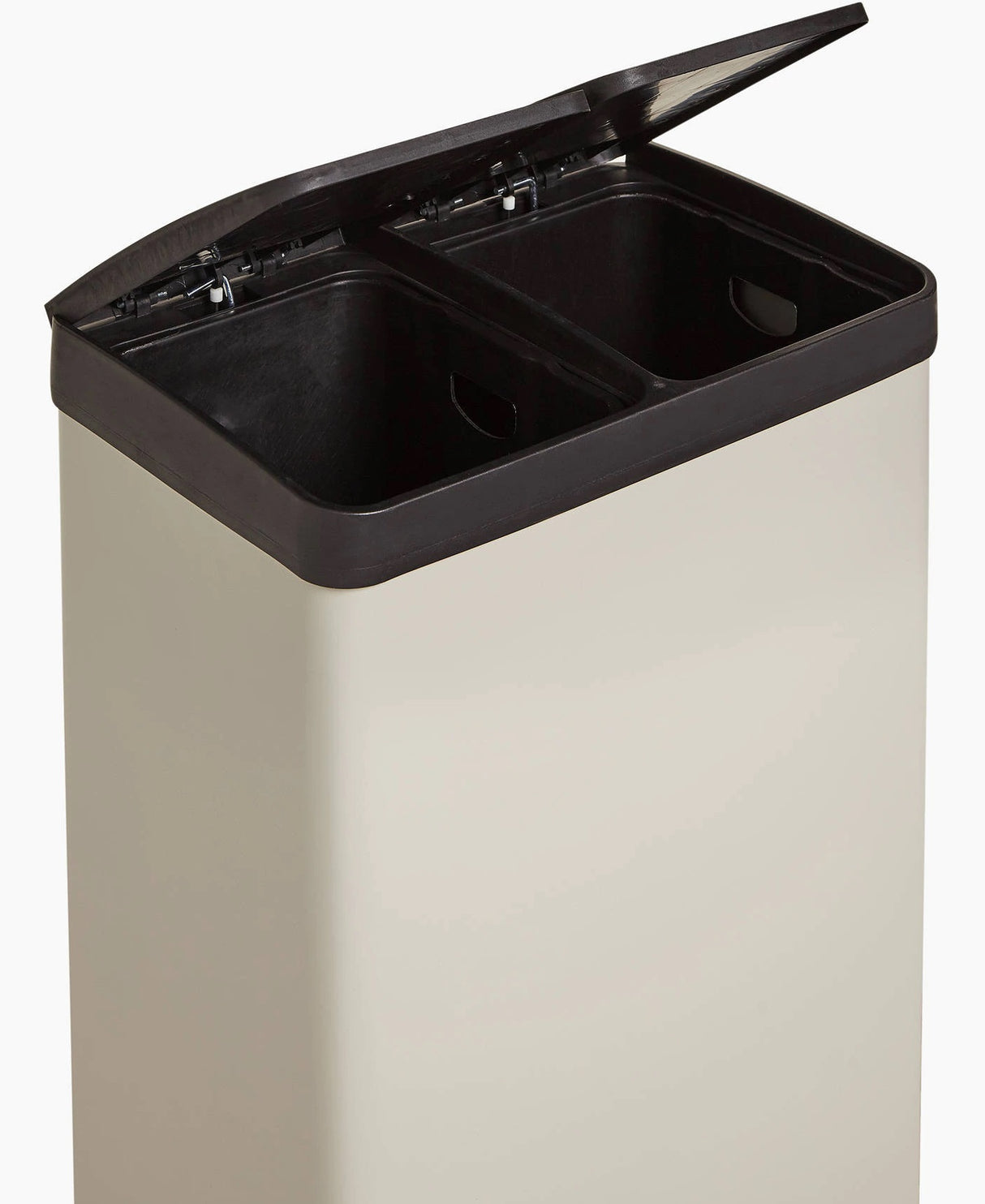 John Lewis & Partners 2 Section 60L Kitchen Recycling Pedal Bin - Stone