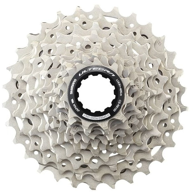 Shimano Ultegra CS-R8101 12-Speed Hyperglide+ Road Bike Cassette - Silver