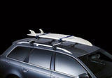 Thule 832 Surfboard Holder Transport Rack Car Roof Easy Mount Carrier - Black