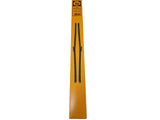 Halfords Flat Wiper Blade Set 152 Front Pair 600mm/24" & 475mm/19" - Black