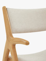 John Lewis X-Ray Standard Dining Armchair 84.0 x 53.0 x 55.0cm - Natural